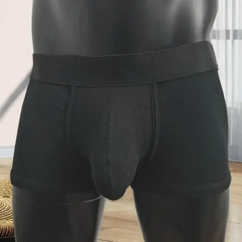2026 Men's Cotton Boxer Briefs with Large Pockets Comfortable Sexy Underpants for Men Hot-Selling Breathable Innerwear — image 3