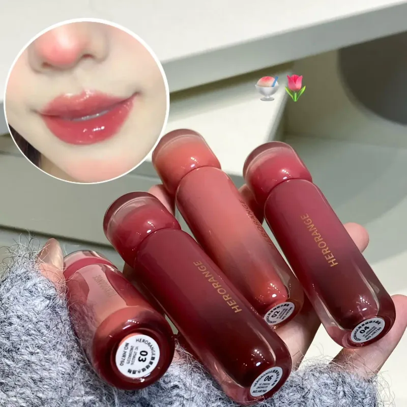 Smoked Grape Purple Red Lip Glaze Mirror Water Lip Gloss Moisturizing Liquid Lipstick Clear Tint Makeup Korean Women Cosmetics — image 5