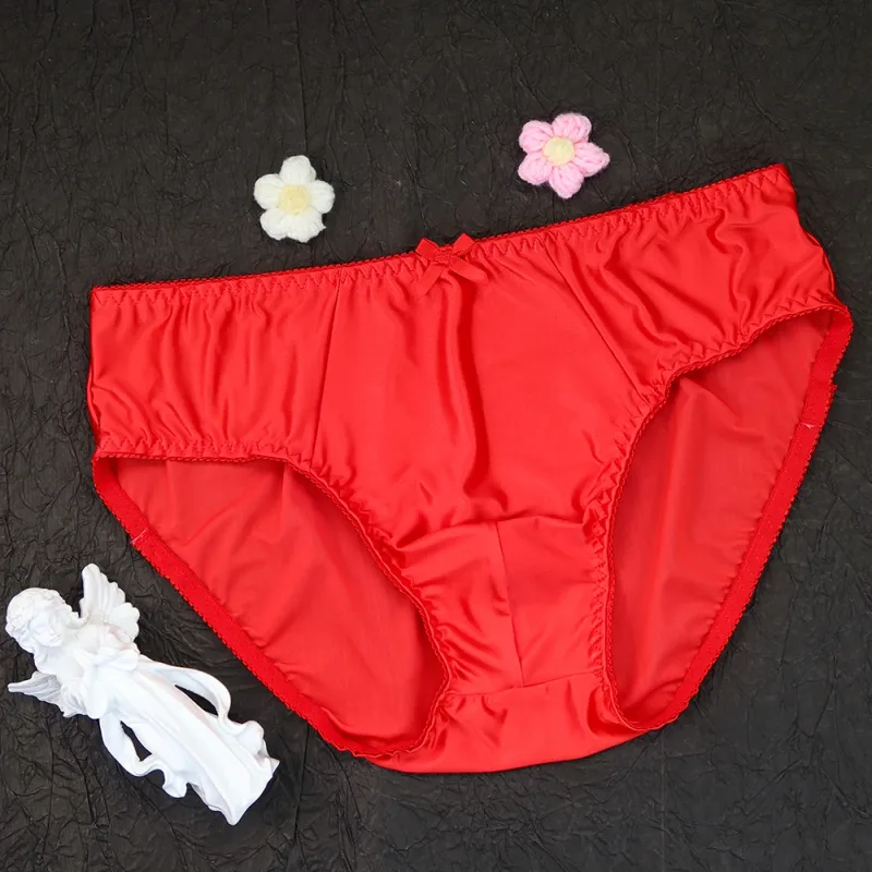smooth Briefs Silky Men's Underwear Glossy Sports Men Swimsuit Interior Hombre Panties mens sexy underwear
