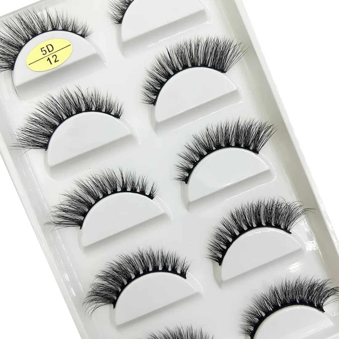 Natural 3D Mink False Eyelashes Soft Wispy Fluffy Eye Faux Lashes Make Up Eyelash Beauty Cat Cilios 5 Pairs 15 Styles — image 2