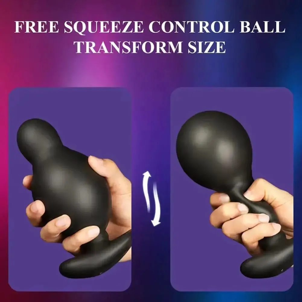 Wireless Remote Control Male Prostate Massager Inflatable Anal Plug 10 Vibration Modes Butt Plug Anal Expansion Vibrator Sex Toy — image 3