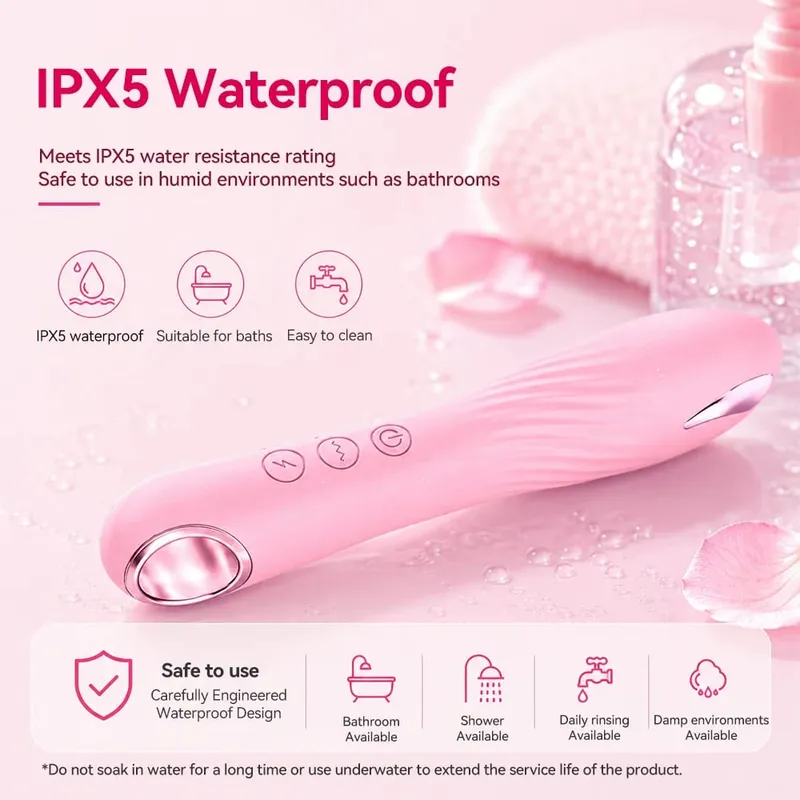 16 מצבים ויברטור דופק חשמלי לנשים G Spot Clit Stimulator עיסוי נרתיק רוטט דילדו צעצוע מין שקט למבוגרים — image 2