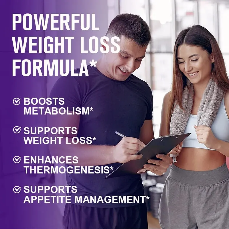 Slimming Capsule Night Time Fat Burner for Weight Loss Boost Metabolism Suppress Appetite Diet，Healthy Weight Management
