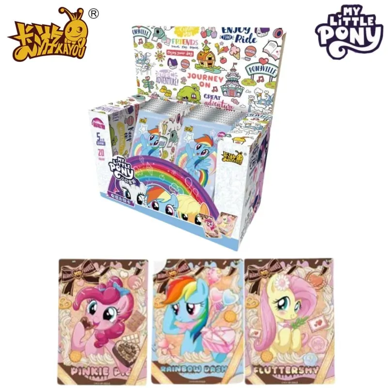Genuine My Little Pony Card Rainbow Series Game Collection Card Cartoon Children Toy Surrounding Girl Gift Original Box — image 4