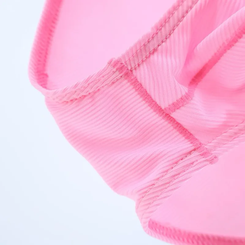 Men Fashion Ribbing Sexy High Fork Underwear Briefs U Convex Pouch Low Rise Man Comfortable Underpants Quick-drying — image 23