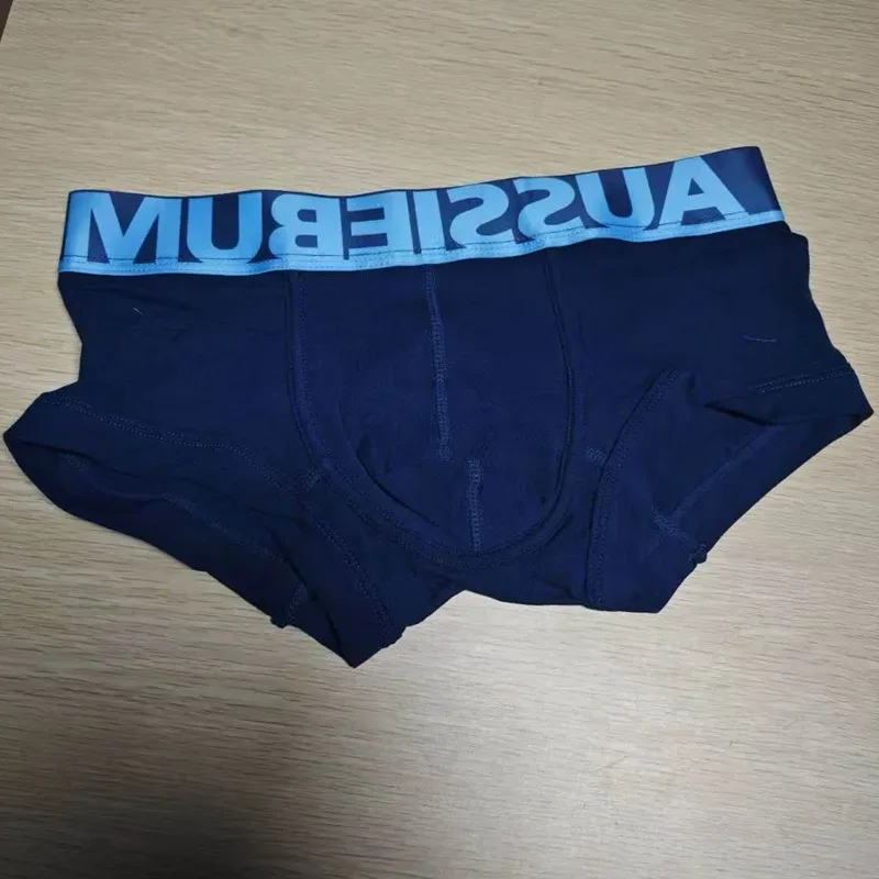 2026 Fashion Men's Cross-border Europe, America, Simple Fashion Men's Classic briefs Cotton Sweat-absorbing AUM-360