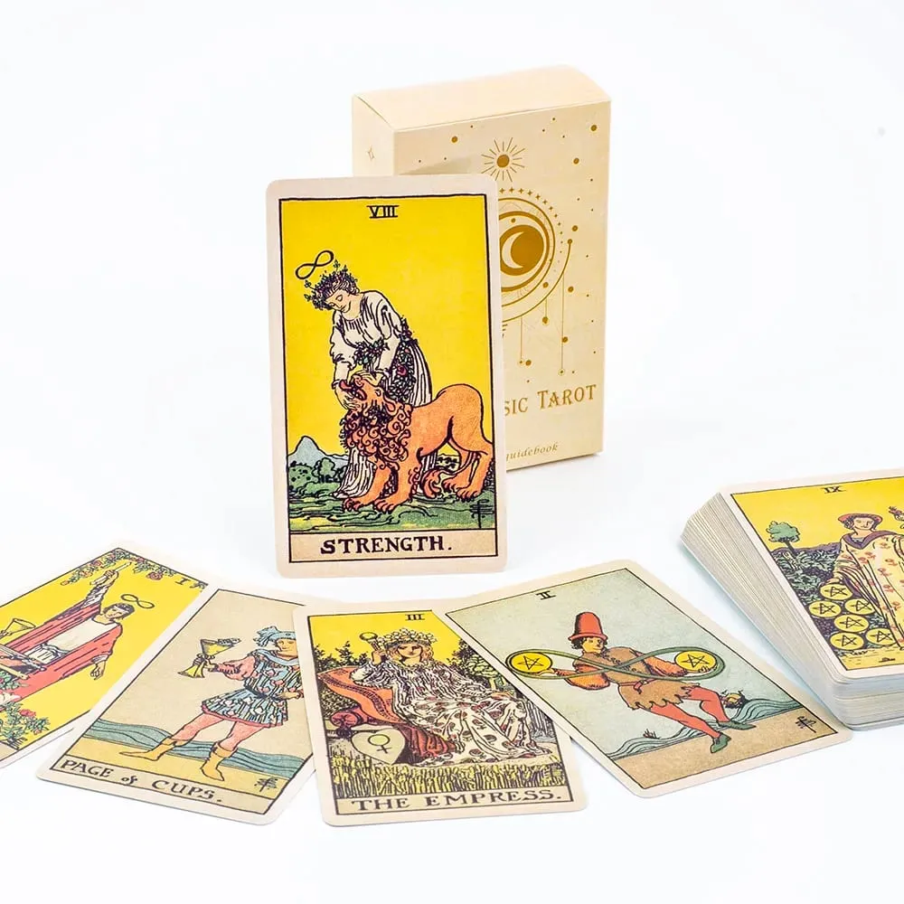 The Classic Tarot Cards Deck 78Pcs for Easy Beginners Fate Fortune Telling Party Επιτραπέζιο παιχνίδι παιχνίδι — image 5