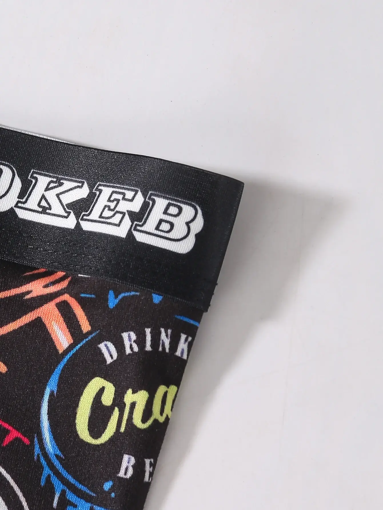 Calzoncillos bóxer largos con patrón de grafiti para hombre mixto de diez piezas, calzoncillos bóxer largos transpirables y cómodos de alta elasticidad, boxeo