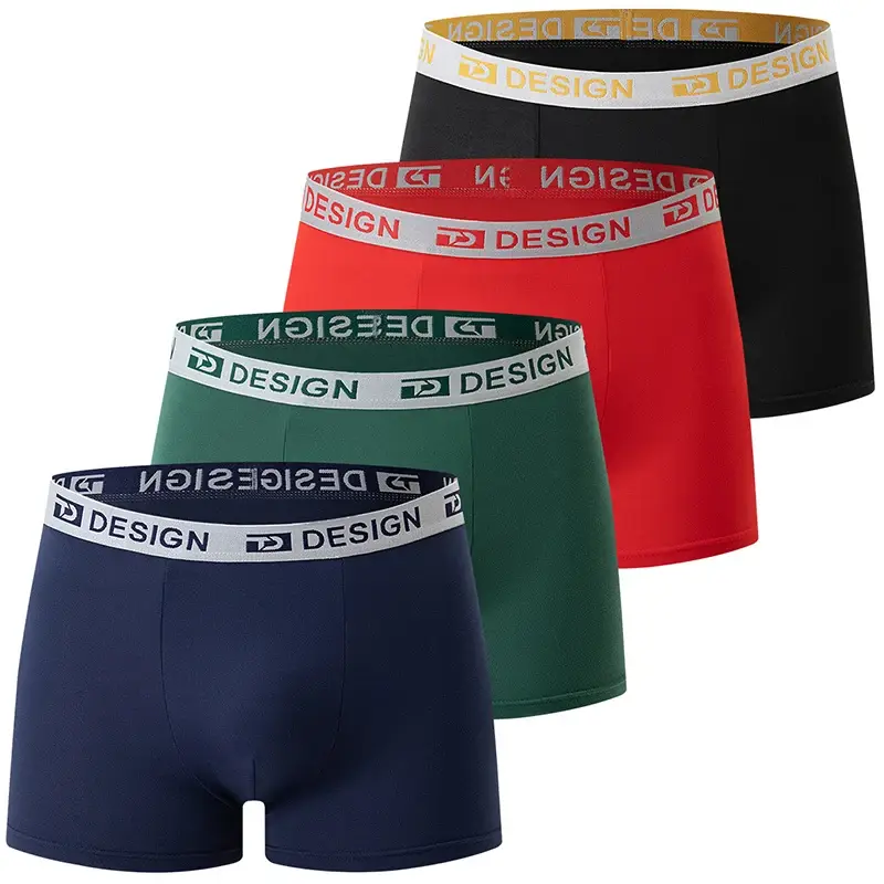 Pantaloncini sportivi Four Seasons da uomo Four Seasons, 4 pezzi, ad asciugatura rapida, comodi e alla moda, multicolori, casual per la casa