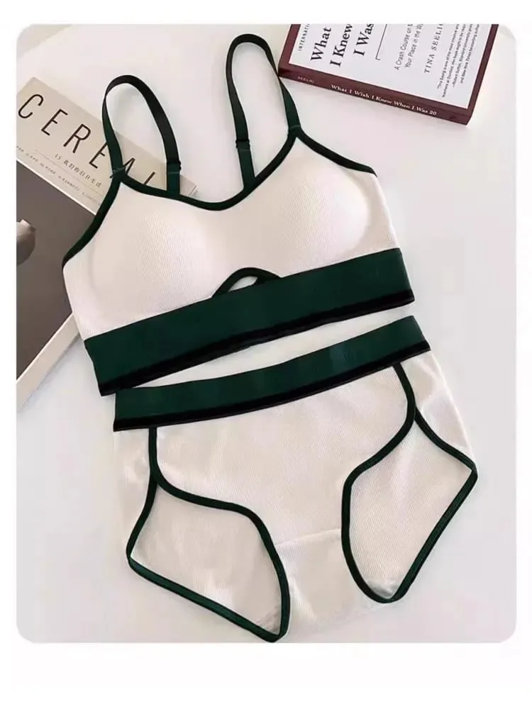 Εσώρουχα εσώρουχα Seamless Sports Bralette Teens Wireless Anti-Sagging Thin Cup Μικρή υποστήριξη στήθους Racerback Ελαφρύ σετ σουτιέν — image 6