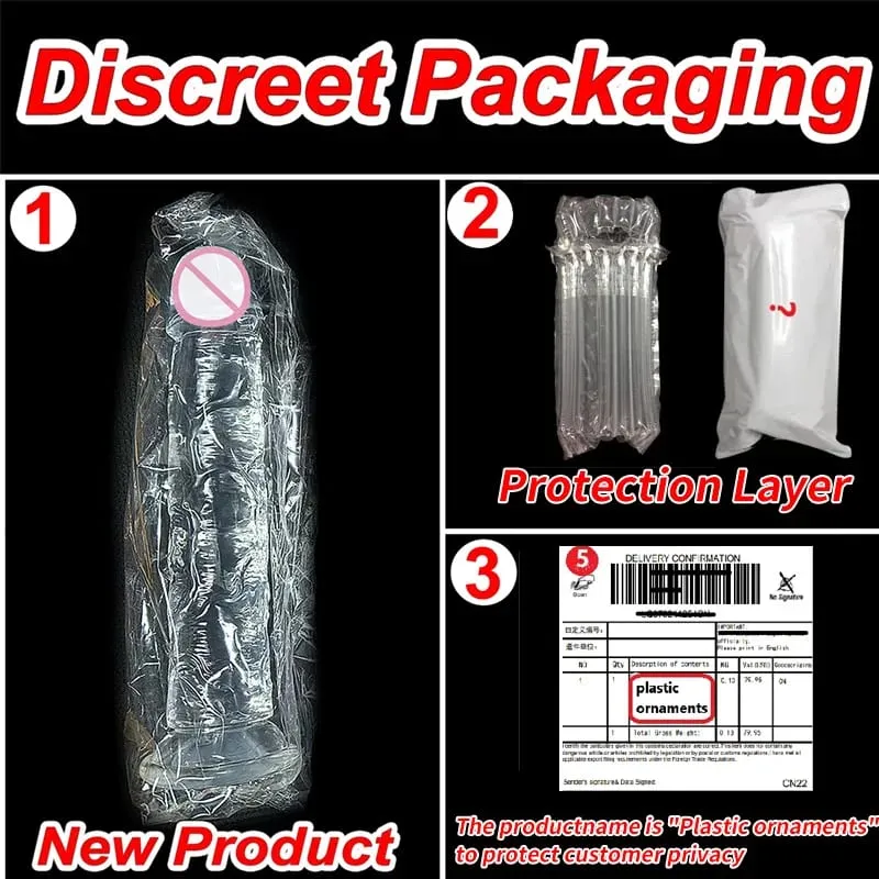 Σούπερ φθηνό 6 μεγεθών Ρεαλιστικό Soft Jelly Dildo Butt Prig βύσματα Παιχνίδι σεξ ενηλίκων για γυναίκες και άνδρες Κολπικός και πρωκτικός αυνανισμός — image 6
