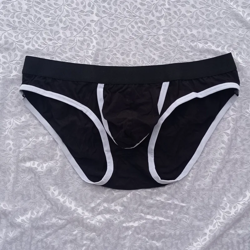 全新男內褲內褲棉混紡彈性低腰男 M~2XL 袋彈性夏季四季 — image 3