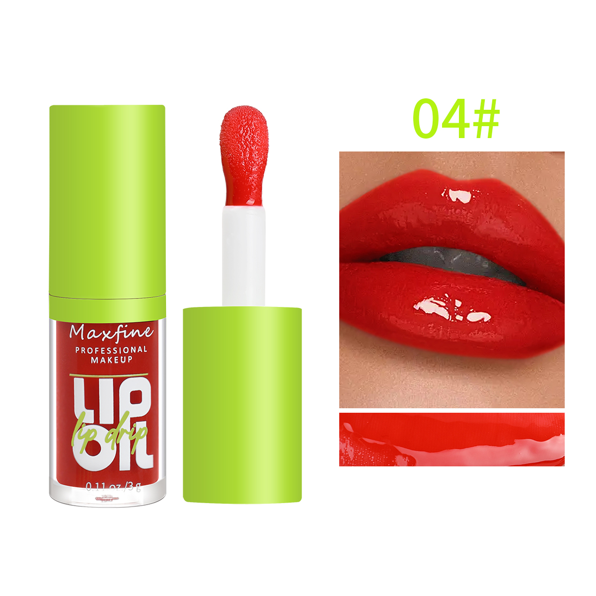 6-τόνων ενυδατικό lip gloss φωτεινό λάδι lip gloss ενυδατικό διαφανές υγρό lip gloss φυσικό lip gloss make lip — image 9