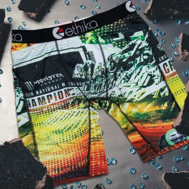 1Pcs Men Underwear Boxers Breathable Mesh Crotch Man Underpants Plus Size Mens Panties L-3XL Printed Men's Boxers Briefs 3256809864931744 — image 19