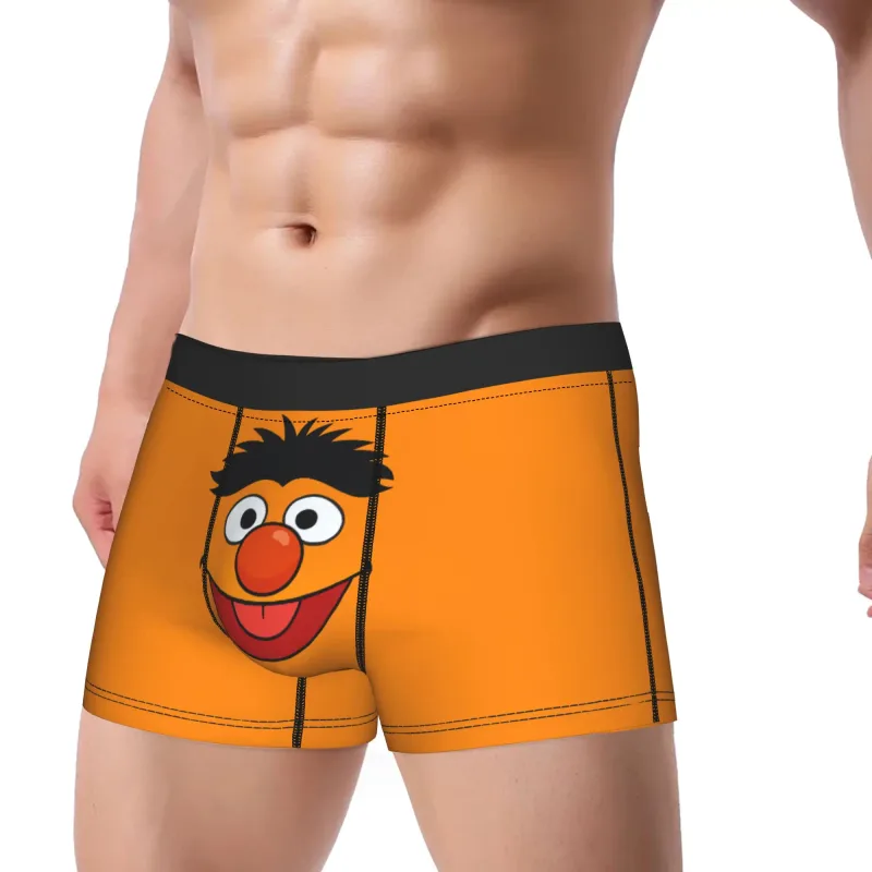 S-Sesames Streets Tango Elmo & Grover 속옷 남자 반바지 팬티 Funny Boxershorts 품질 세관 특대 팬티 — image 2