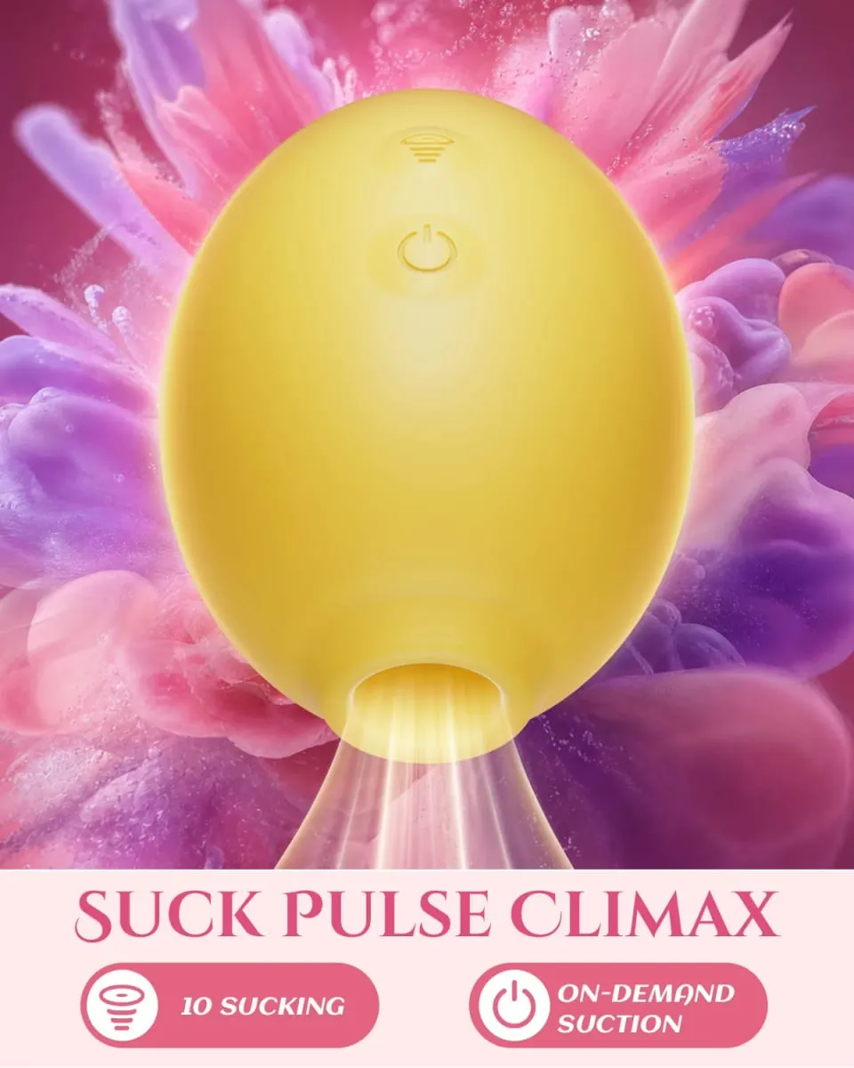 Lemon Vibrator Sucking Vibrator Clitoral Stimulator με 10 λειτουργίες ρουφήγματος σιλικόνη Clitoral Sucker Γυναικεία σεξουαλικά παιχνίδια 18+ — image 3