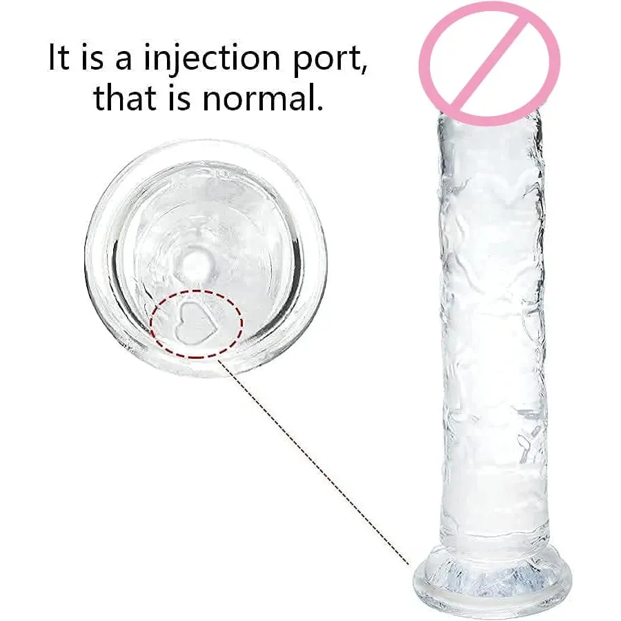 Σούπερ φθηνό 6 μεγεθών Ρεαλιστικό Soft Jelly Dildo Butt Prig βύσματα Παιχνίδι σεξ ενηλίκων για γυναίκες και άνδρες Κολπικός και πρωκτικός αυνανισμός — image 5
