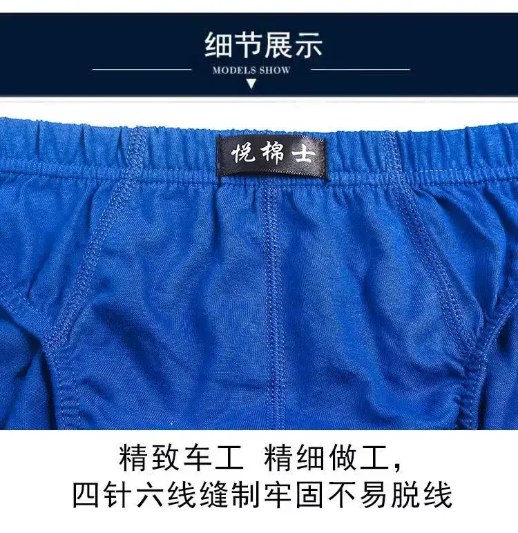 5Pcs/Lot Cotton Underpants For Men Briefs Male Underwear Knickers Panties Pant Shorts 2025 Sexy Undies XL 2XL 3XL 4XL 5XL 6XL