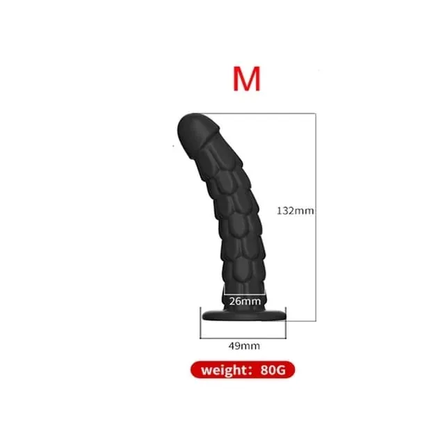 Σιλικόνη πέους πρωκτικό Dildo με βεντούζα Dragon Scale Butt Ass Anus Butt Plug Πρωκτικό βύσμα πισινό βύσμα πισινό Προστάτη σεξουαλικά παιχνίδια για γυναίκες — image 8