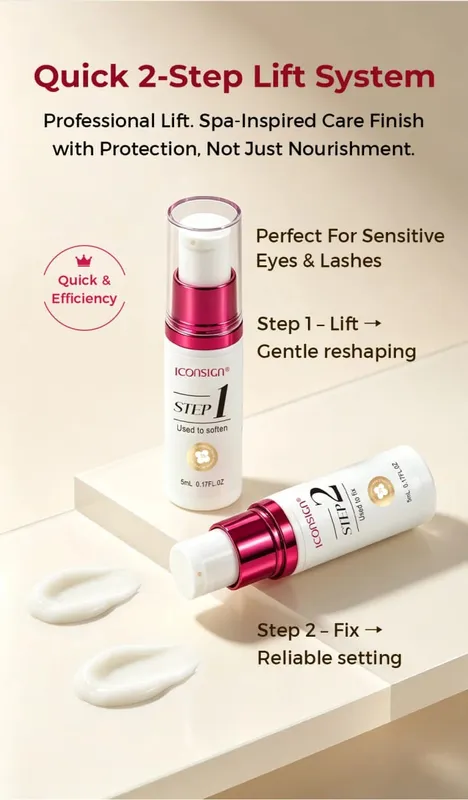 סט הרמה מהיר של Camellia 8-Free Clean Formula Perming סט הרמת איפור קוסמטיקה — image 3