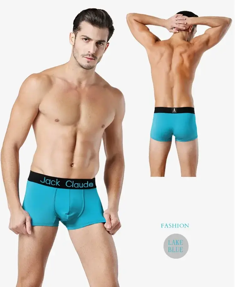 브랜드 남성 속옷 복서 남성 팬티 팬티 남성 꽉 부드러운 속옷 복서 남성 반바지 남자 Boxershorts Hombres Gay — image 8