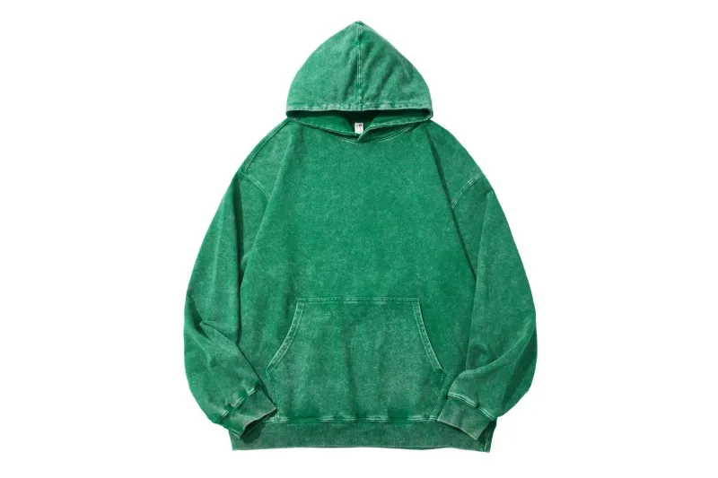 350 Grams Retro Acid-Washed 100% Cotton All-In-One Cap Hoodie High-Quality Loose-Fitting Sports Shirt Custom Logo