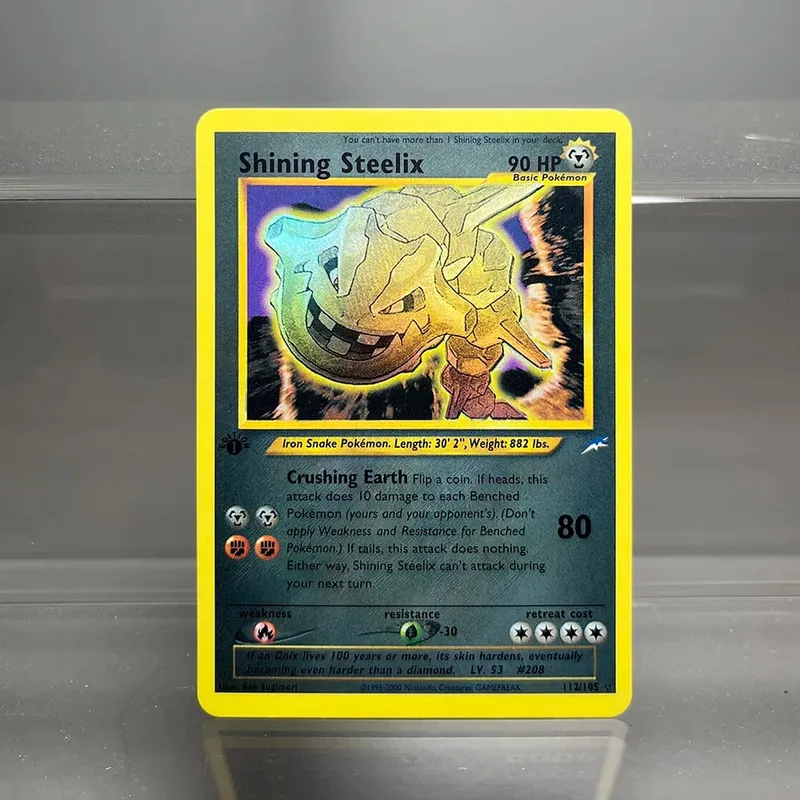 Neo Destiny Charizard PTCG Single Collection Card 1st Edition 1996 Tyranitar Gengar Card PKM Proxy Cards Toys Gifts — image 8