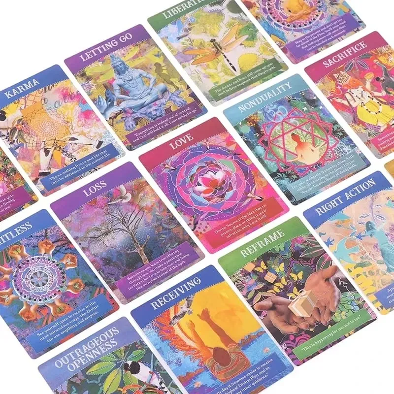 Divine Abundance Oracle Deck Αγγλικά Επεξήγηση Oracle Tarot Card For Divination Fate Beginners Tarot D — image 4