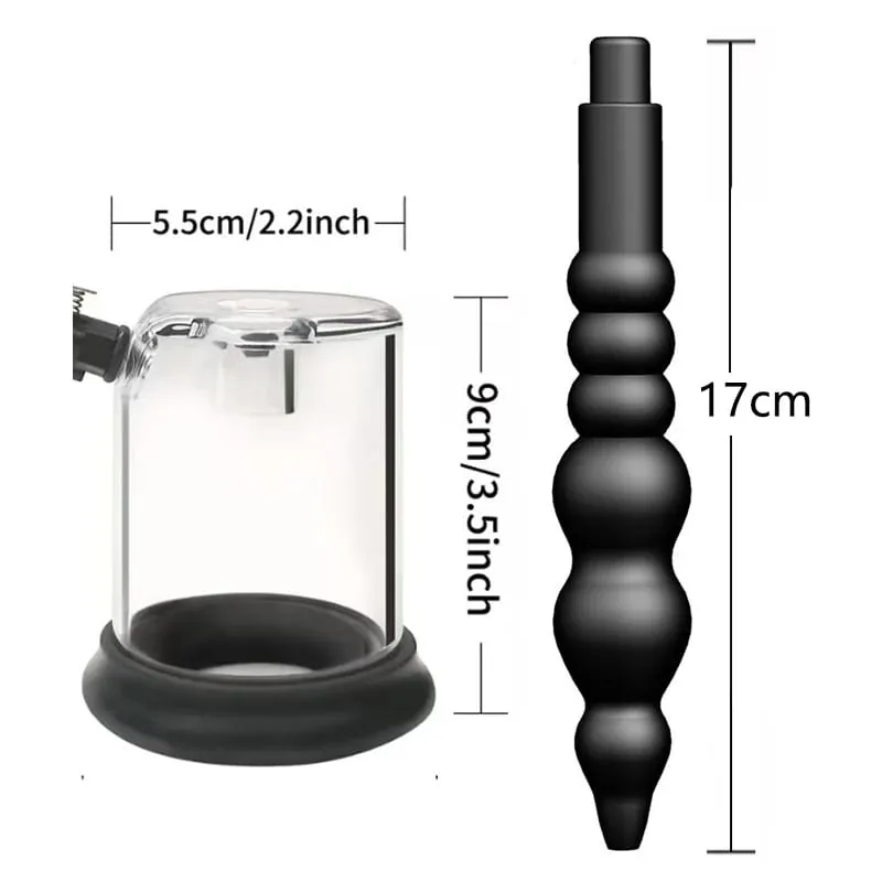 Rosebud Prostate Massager Πρωκτικό βύσμα αντλία κενού Πισινός χάντρες πιπίλισμα κύπελλο Gay BDSM σεξουαλικά παιχνίδια Αυνανιστές διαστολέας πρωκτού ενηλίκων — image 6