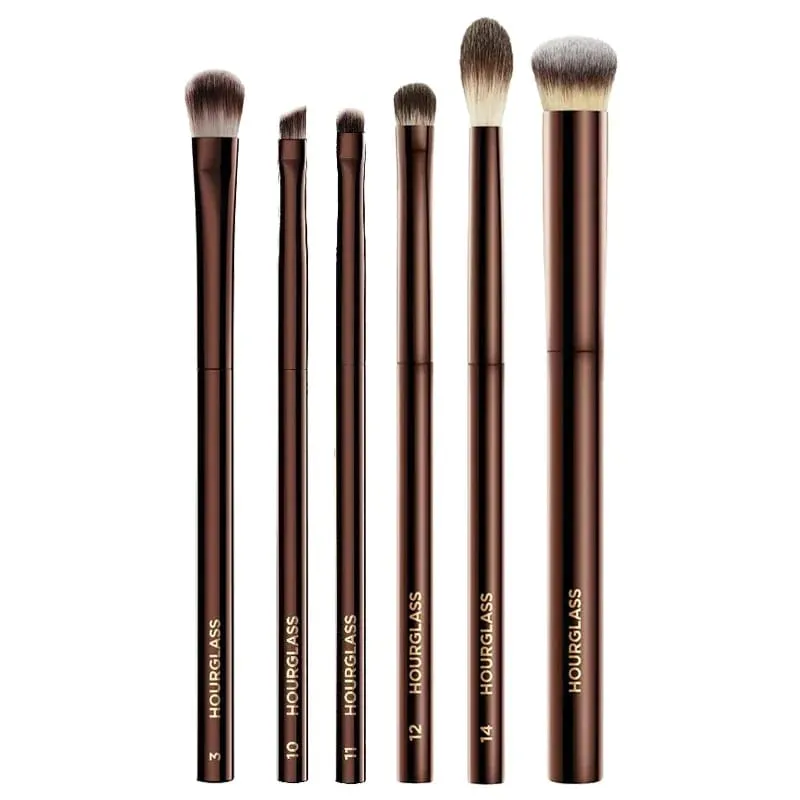 κλεψύδρα Σετ βουρτσών μακιγιάζ ματιών Luxury Shadow Cosmetic Brush Kit Blending Shaping Shaping Contouring Highlighting Brow Concealer Liner — image 7