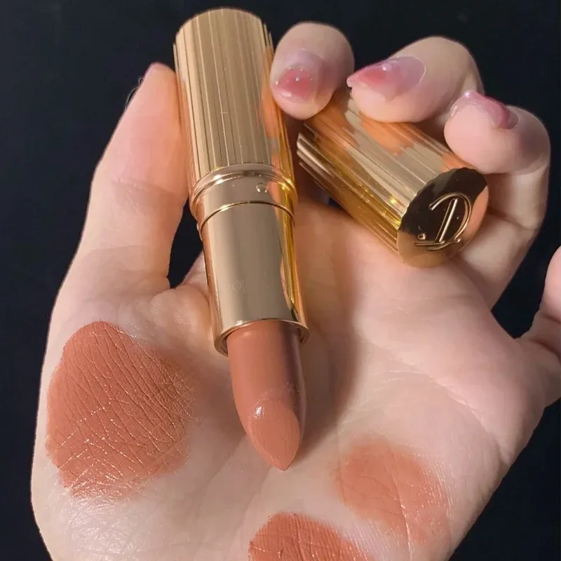 Charlotte Tilbury Four Color Palette Pillow Talk Eraggera Eyes Small Gold Tube Lipstick Easy To Apply Makeup Portable Cosmetics