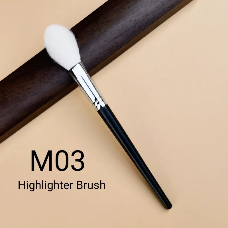 Highlighter Brush Makeup Natural Brushes Make Up Hair Goat Beauty Tools — image 9