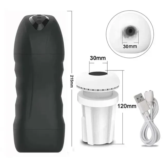 Automatic Male Masturbator Powerful Vibration Blowjob Sucking Machine Silicone Masturbation Cup Adult Supplies Sex Toy for Men