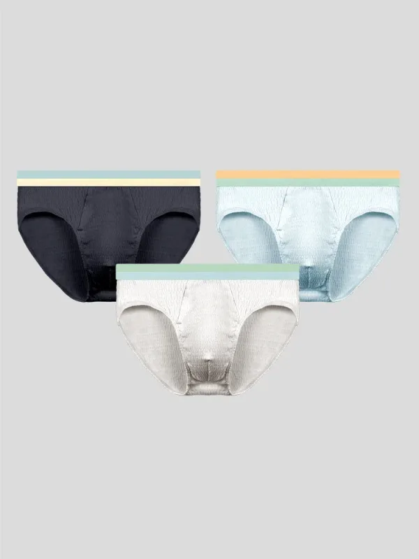 2PCS Men's triangular underpants, pure cotton men's style, made of baby cotton. The underpants are of a thin style for summer, — image 12