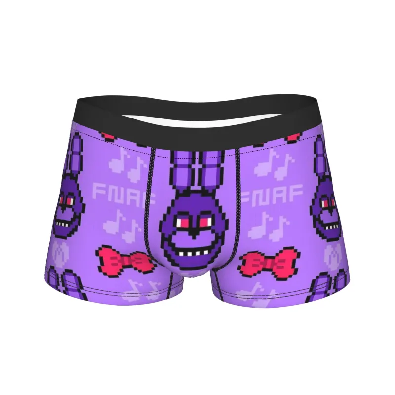 Man FNAF At Freddys Long Underwear Fashion Boxer Briefs Shorts Panties Male Soft Underpants