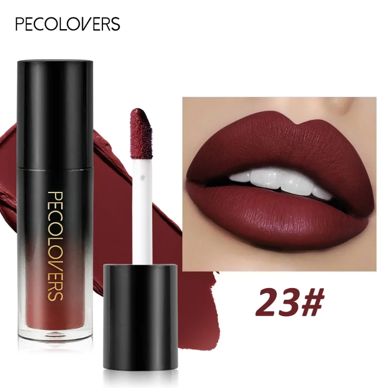 Πολλαπλών χρωμάτων Matte Velvet Lip Gloss Αδιάβροχο Αντικολλητικό Κύπελλο λείο κραγιόν για εφαρμογή υψηλής απόδοσης χρωμάτων — image 15