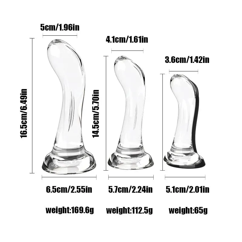 Curved Realistic Dildo with Strong Suction Cup Soft Flexible G-Spot Sex Toy for Women Men Black Purple Clear Lifelike Dillo — image 5