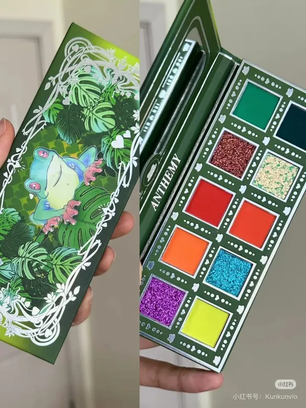 Anthemy 10 Color Eyeshadow Palette Matte Shimmer Chameleon Αδιάβροχο μακράς διαρκείας Pearly Shiny Metal Eye Shadow Palette Make-up — image 11