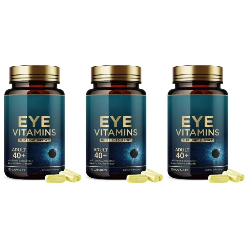 Κάψουλες Eye Vitamins Blue Light Support με λουτεΐνη & ζεαξανθίνη για 40+ Υποστήριξη υγείας της ωχράς κηλίδας για άνδρες γυναίκες 120 κάψουλες — image 9