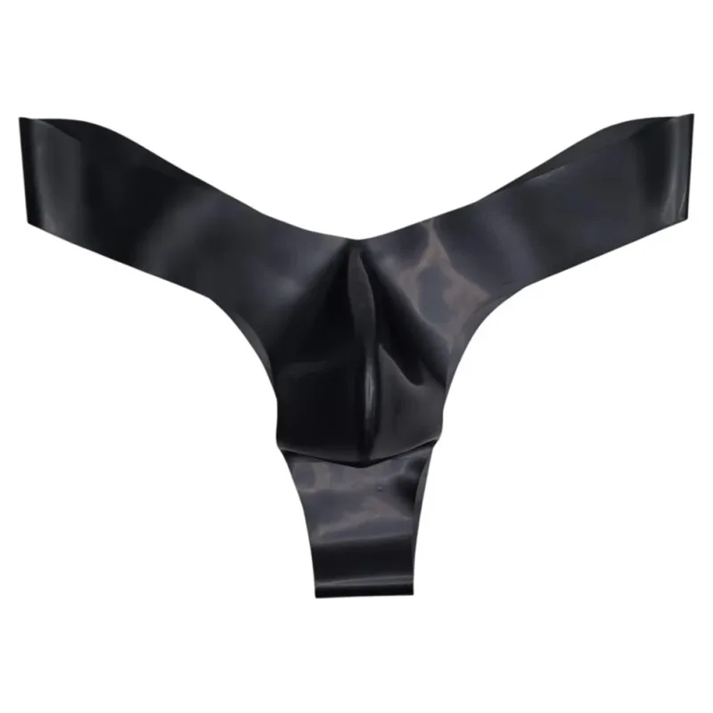 Transparent Latex Thongs For Men Briefs For Men Erotic Underpants Latex Underwear G-Strings Underwear Sexy Lingerie — image 4