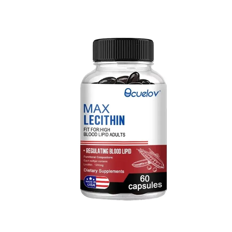 Lecithin Capsules - Cleansing Dissolving Blood Clots Cardiovascular Health Blood Lipid Support - Adult Men and Women — image 8