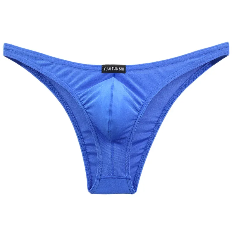 Sexy Underwear Men's Briefs Low Waist Nylon Jockstrap Mini Briefs Bikini Shorts Jockstrap Cueca Underpants Jockmail — image 3