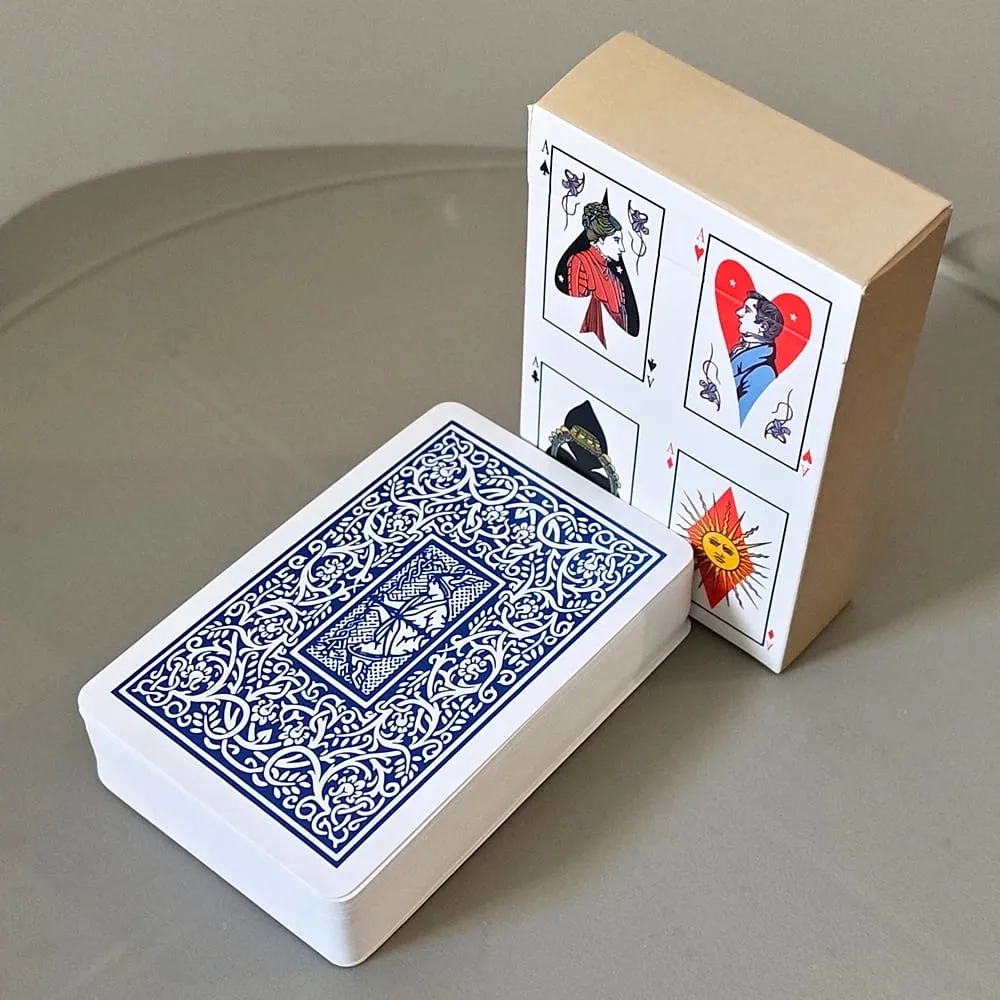 9*6 センチメートルエルメストランプデッキヴィンテージアート占い & 占いカード 54 個フルセットポーカーデッキダブルエンボス加工 — image 6