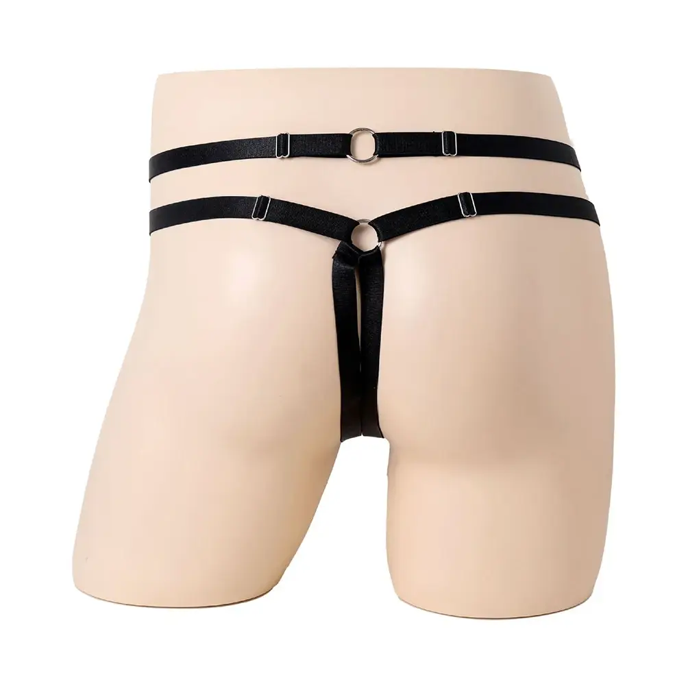 บุรุษเซ็กซี่ Cockring G-Strings เซ็กซี่ Toy Mens O-แหวนชุดชั้นในสำหรับ Hot Man ต่ำเอว Jockstrap ชุดชั้นในเกย์ sissy Pouch Underpants — image 5