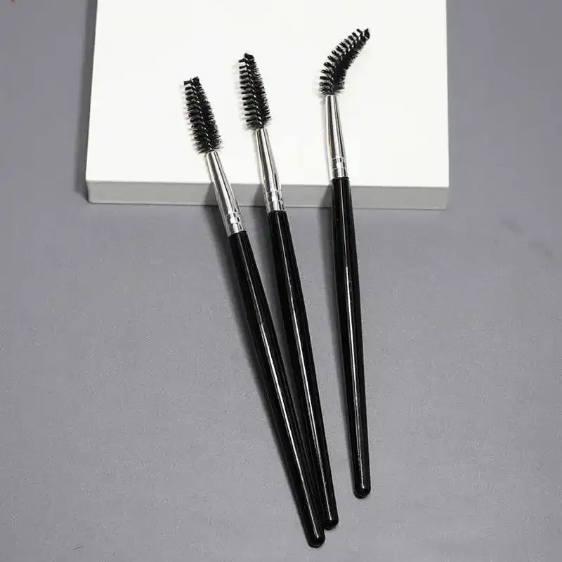 3/5/10pcsoft escova de sobrancelha escova de cílios profissional contorno olho sobrancelha delineador pincéis de maquiagem olhos mistura pincéis cosméticos
