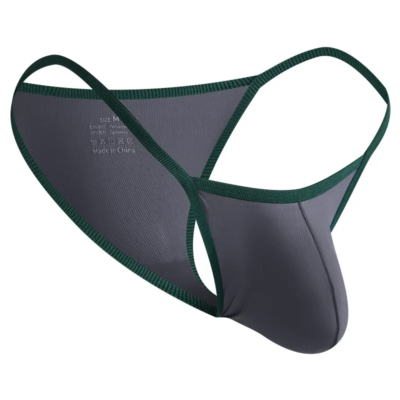 Men's Underwear Low-waist Ice Silk Briefs Breathable Soft Panties — image 22