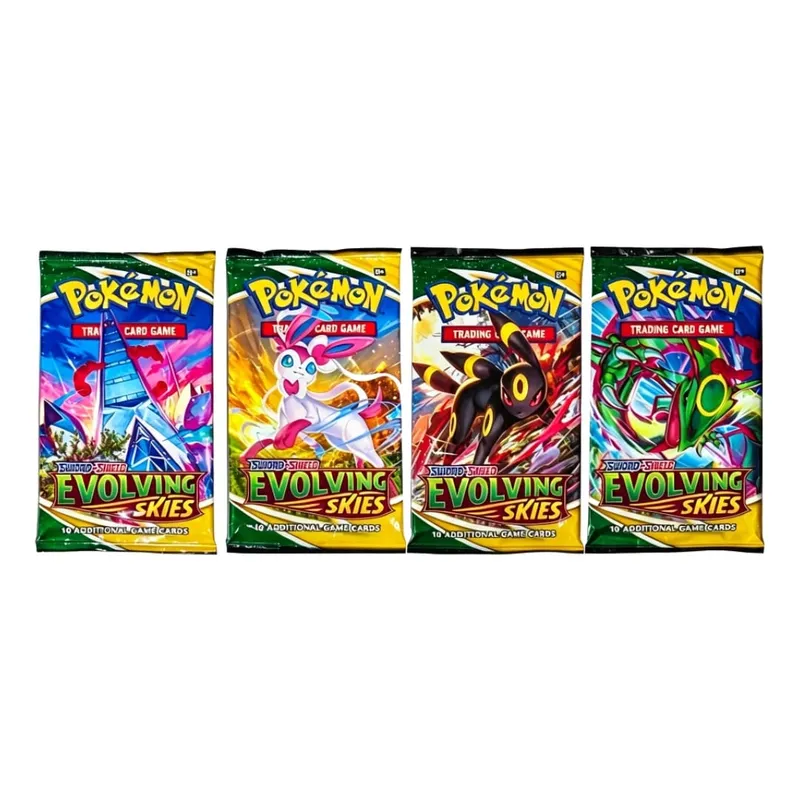 Pokemon TCG Sword & Shield Evolving Skies Booster Box 36 Packs Trading Card Game Collection Cards Toy for Kids Gift