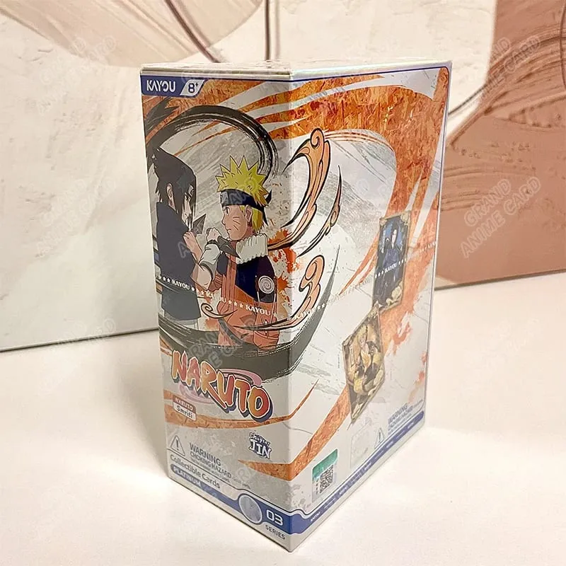 Genuíno naruto t4w8 jin1 jin2 mar versão em inglês versão global caixa de reforço anime tcg raro cr ninja mundo cartão coleção