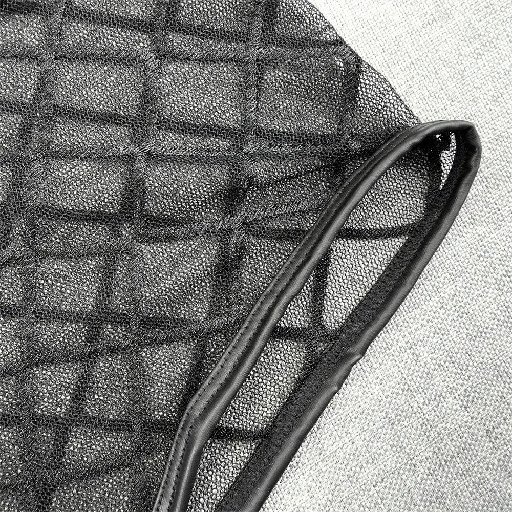 Calzoncillos Boxer transparentes ultrafinos de malla de diamante sexis para hombre, pantalones cortos de verano de secado rápido, ropa interior con bolsa para bulto para hombre — image 6