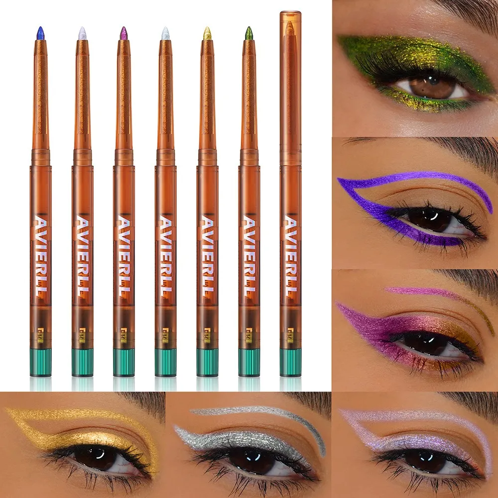 Chameleons Eyeliner Liquid Pearl Gloss Fényes Metál Szemhéjfesték Bélés Multi Chrome Color Aurora Eye Makeup Glitter Pigment — image 2